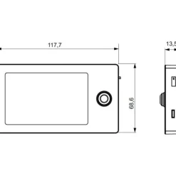 Outlet Ladattava valaisin SMART Li-ion 4000K Micro-USB Tunnistinvalaisimet