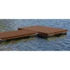 Laituriponttoni Nassikka 35x35x120 cm harmaa*Inora Outlet