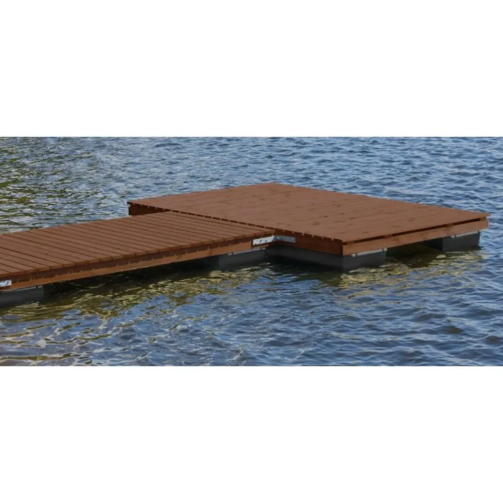 Laituriponttoni Nassikka 35x35x120 cm harmaa*Inora Outlet