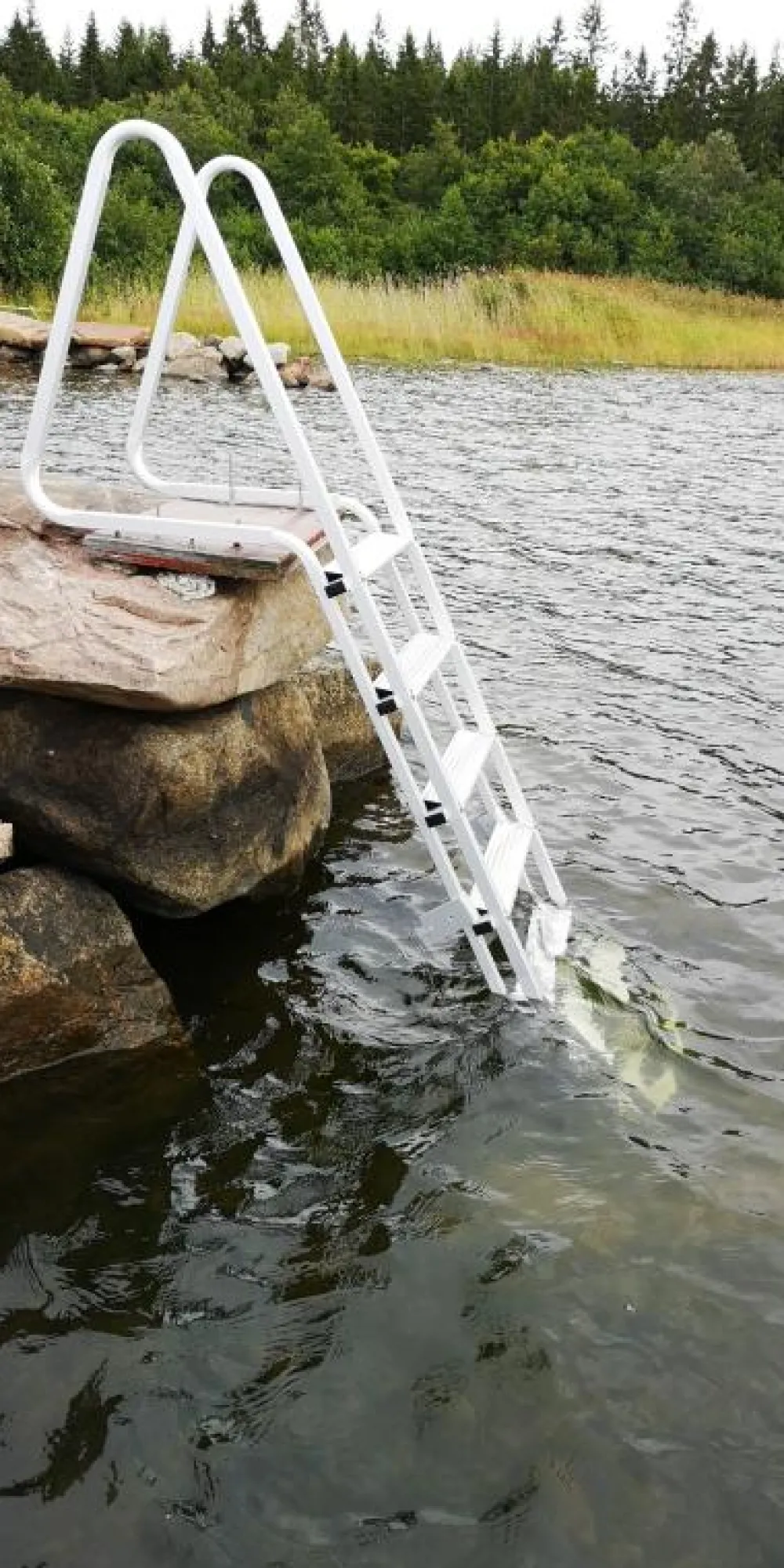 Laituritikkaat kallistetut 7 askelmaa alumiini*Kosken Metalli Discount