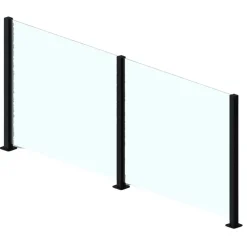 Online Lasielementti Patio 100x100 cm eri värejä Aitaelementit