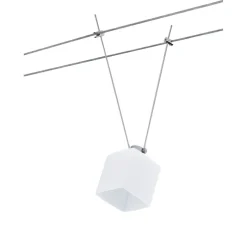 Hot Lasikupu DecoSystems Quad Ø 75x80 mm valkoinen Lampunvarjostimet