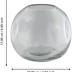Lasimaljakko Marosava, 20cm, kirkas*Eglo Living New