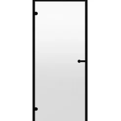 Lasiovi Black Line 8x19 alumiinikarmi eri värivaihtoehtoja Saunan Ovet