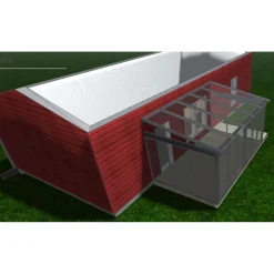 Lasiterassi 4x2,5 4000x2500 mm eri värejä*Maakunnan Lasi