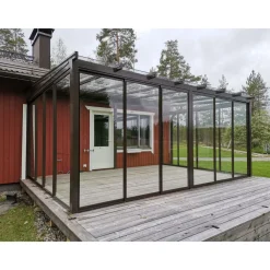 Lasiterassi 4x2,5 4000x2500 mm eri värejä*Maakunnan Lasi