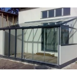 Lasiterassi 4x2,5 4000x2500 mm eri värejä*Maakunnan Lasi