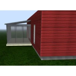 Lasiterassi 4x2,5 4000x2500 mm eri värejä*Maakunnan Lasi