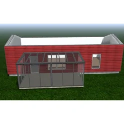 Lasiterassi 6x3 6000x3000 mm eri värejä*Maakunnan Lasi Best