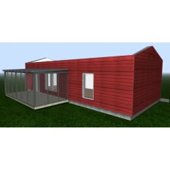 Lasiterassi 6x3 6000x3000 mm eri värejä*Maakunnan Lasi Best
