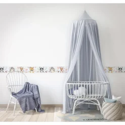 Lastenhuoneen boordi Kids Walls 45893, vinyylipinta, 0.18x5m, sininen*Tapetit.fi Best