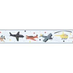 Lastenhuoneen boordi Kids Walls 45818, vinyylipinta, 0.18x5m, sininen*Tapetit.fi