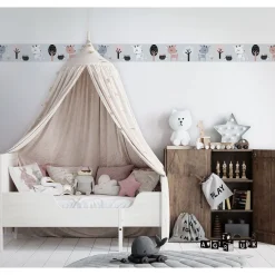 Lastenhuoneen boordi Kids Walls 45832, vinyylipinta, 0.18x5m, sininen.*Tapetit.fi Discount
