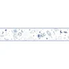 Hot Lastenhuoneen boordi Kids Walls 45849, vinyylipinta, 0.18x5m, avaruus, sininen Tapettiboordit