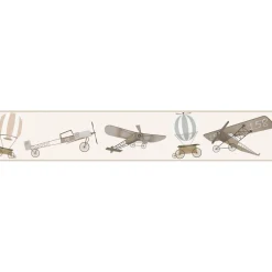 Sale Lastenhuoneen boordi Kids Walls 45857, vinyylipinta, 0.18x5m, beige Tapettiboordit