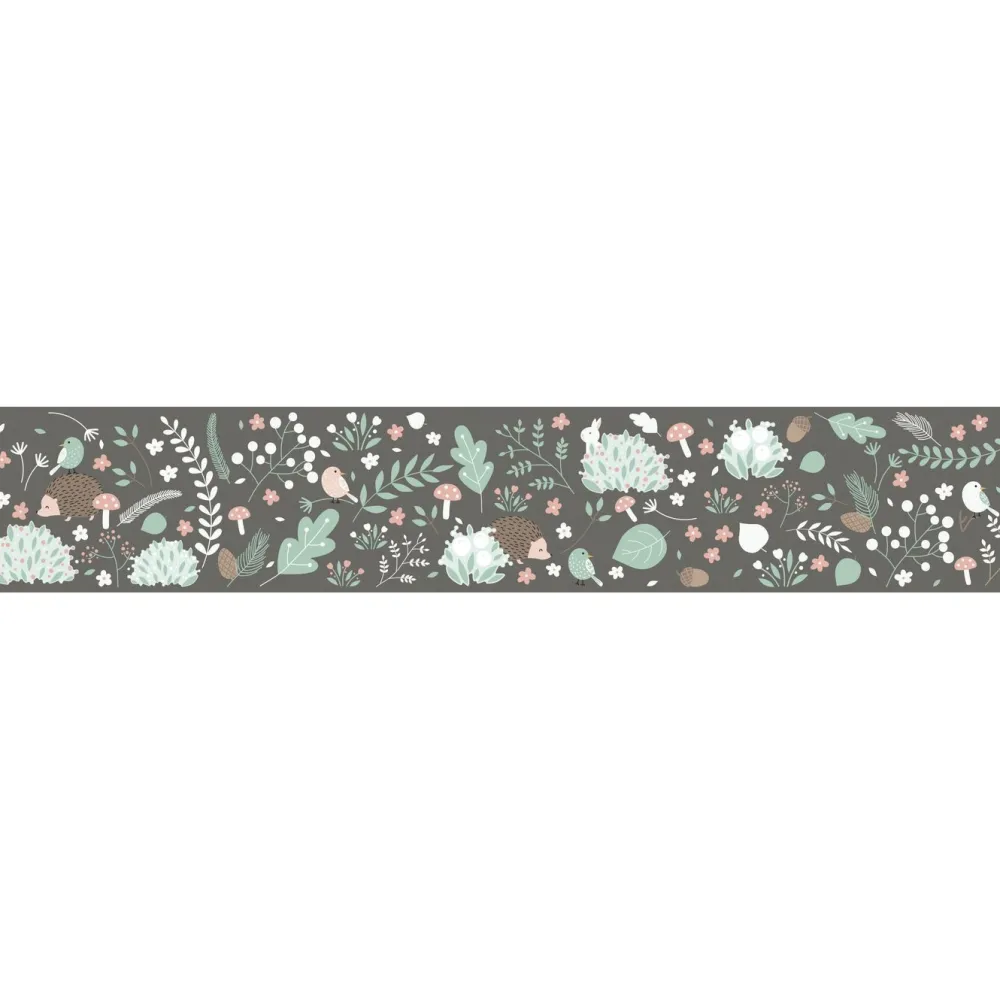 Online Lastenhuoneen boordi Kids Walls 45871, vinyylipinta, 0.18x5m, luonto, ruskea Tapettiboordit