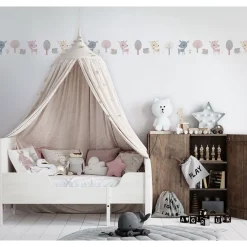 Outlet Lastenhuoneen boordi Kids Walls 45835, vinyylipinta, 0.18x5m, monivärinen Tapettiboordit