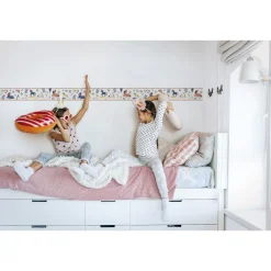 Discount Lastenhuoneen boordi Kids Walls 45822, vinyylipinta, 0.18x5m, yksisarvinen, monivärinen Tapettiboordit
