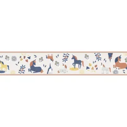 Discount Lastenhuoneen boordi Kids Walls 45822, vinyylipinta, 0.18x5m, yksisarvinen, monivärinen Tapettiboordit