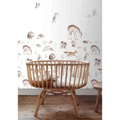 Lastenhuoneen tapetti To The Moon And Back 139399, non-woven, valkoinen*Esta Outlet