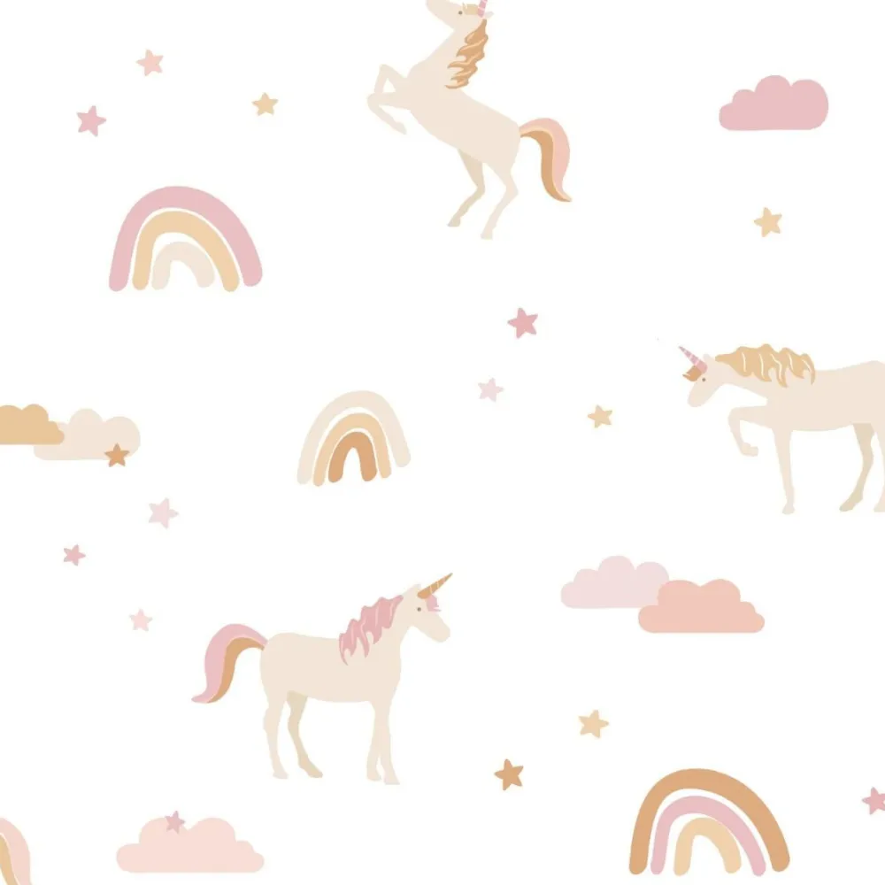 New Lastenhuoneen tapetti To The Moon And Back 139581, non-woven, eläin, vaaleanpunainen Lastenhuoneen Tapetit