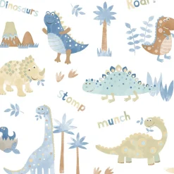 Lastenhuoneen tapetti Tiny Tots 2 G78363-64, dinosaurus*Galerie New