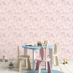 Hot Lastenhuoneen tapetti Tiny Tots 2 G78374-77, eläin Lastenhuoneen Tapetit