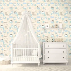 Hot Lastenhuoneen tapetti Tiny Tots 2 G78374-77, eläin Lastenhuoneen Tapetit