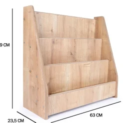 Lasten kirjahylly BLTYZ-AKTV034, vaaleanruskea*Linento Furniture New