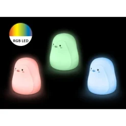 Sale Lasten LED-yövalaisin Baloo 16cm pingviini valkoinen RGB Lasten Valaisimet|Yövalot