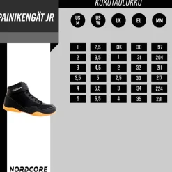 New Lasten Painikengät Core, musta, eri kokoja Urheilukengät