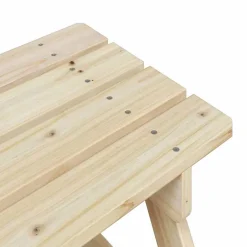 Lasten piknikpöytä, 4 lapselle, aurinkovarjoreikä, täysi kuusi, eri värejä (38276)*FinePRICE Online