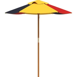 Lasten piknikpöytä 4 lapselle aurinkovarjolla täysi kuusi (81617)*FinePRICE Sale