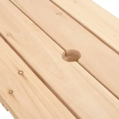 Lasten piknikpöytä 4 lapselle aurinkovarjolla täysi kuusi (81617)*FinePRICE Sale