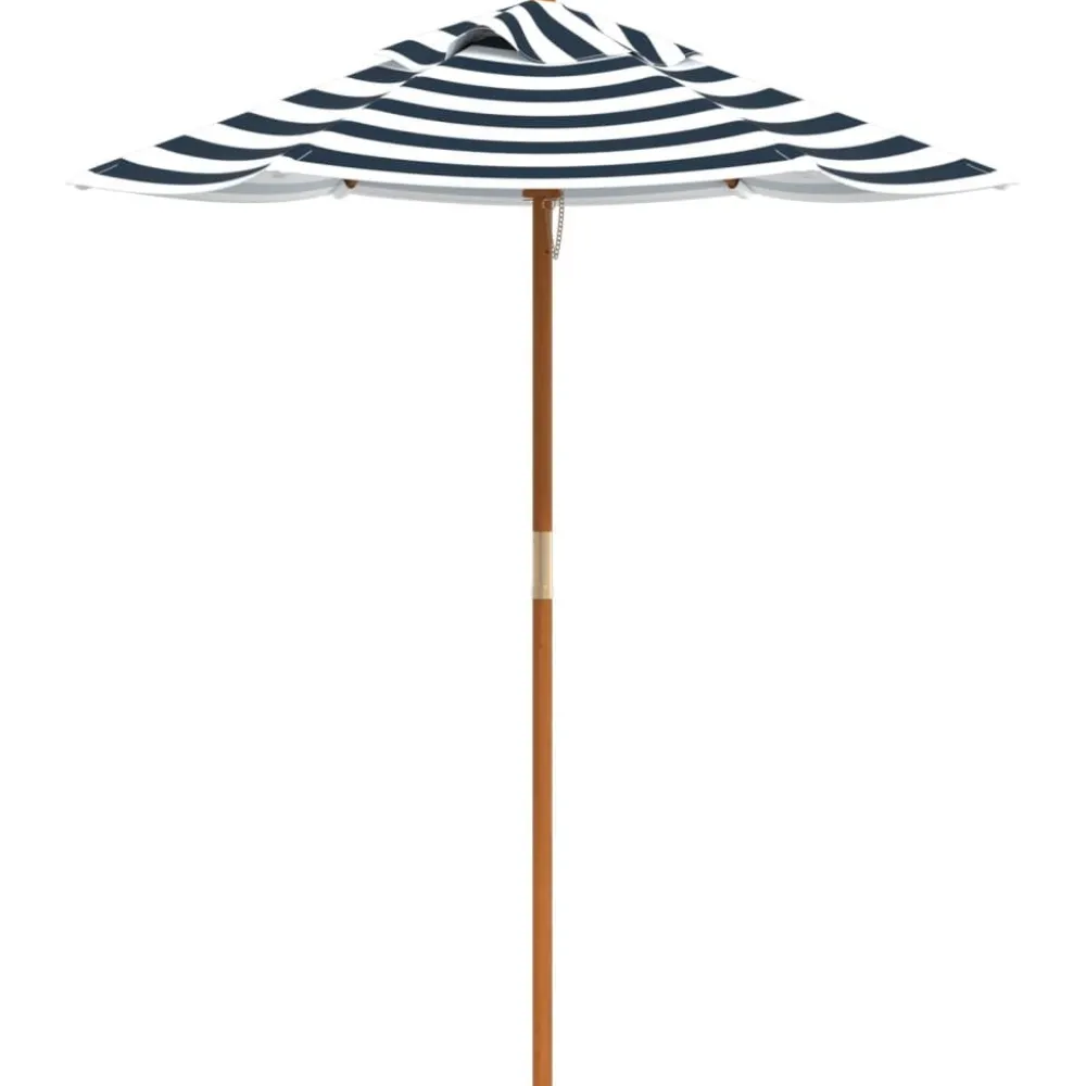 Lasten piknikpöytä 4 lapselle aurinkovarjolla täysi kuusi (81614) Lasten Pihakalusteet