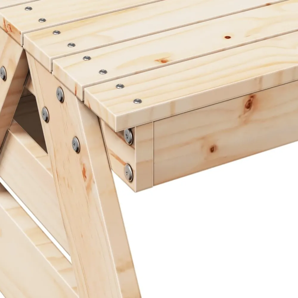Discount Lasten piknikpöytä 88x122x58 cm, eri materiaaleja ja värejä (33989) Lasten Pihakalusteet