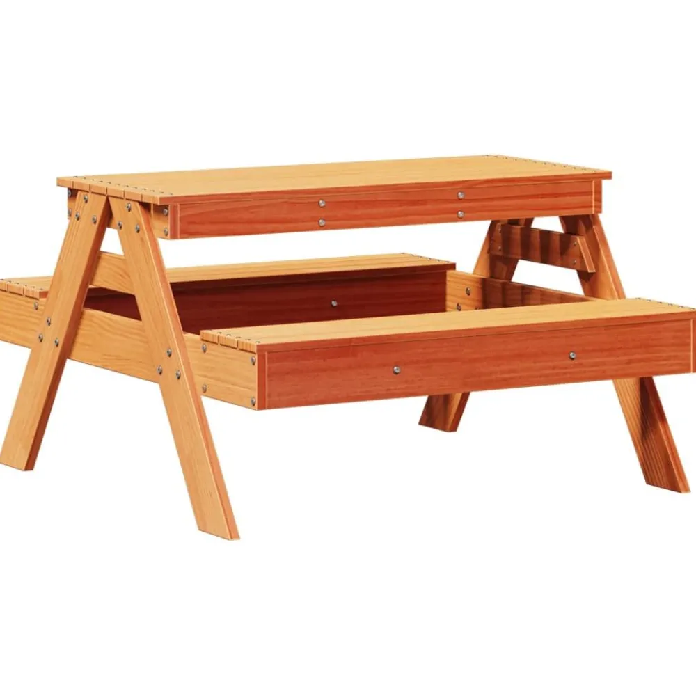 New Lasten piknikpöytä 88x97x52 cm, eri värejä (33988) Lasten Pihakalusteet