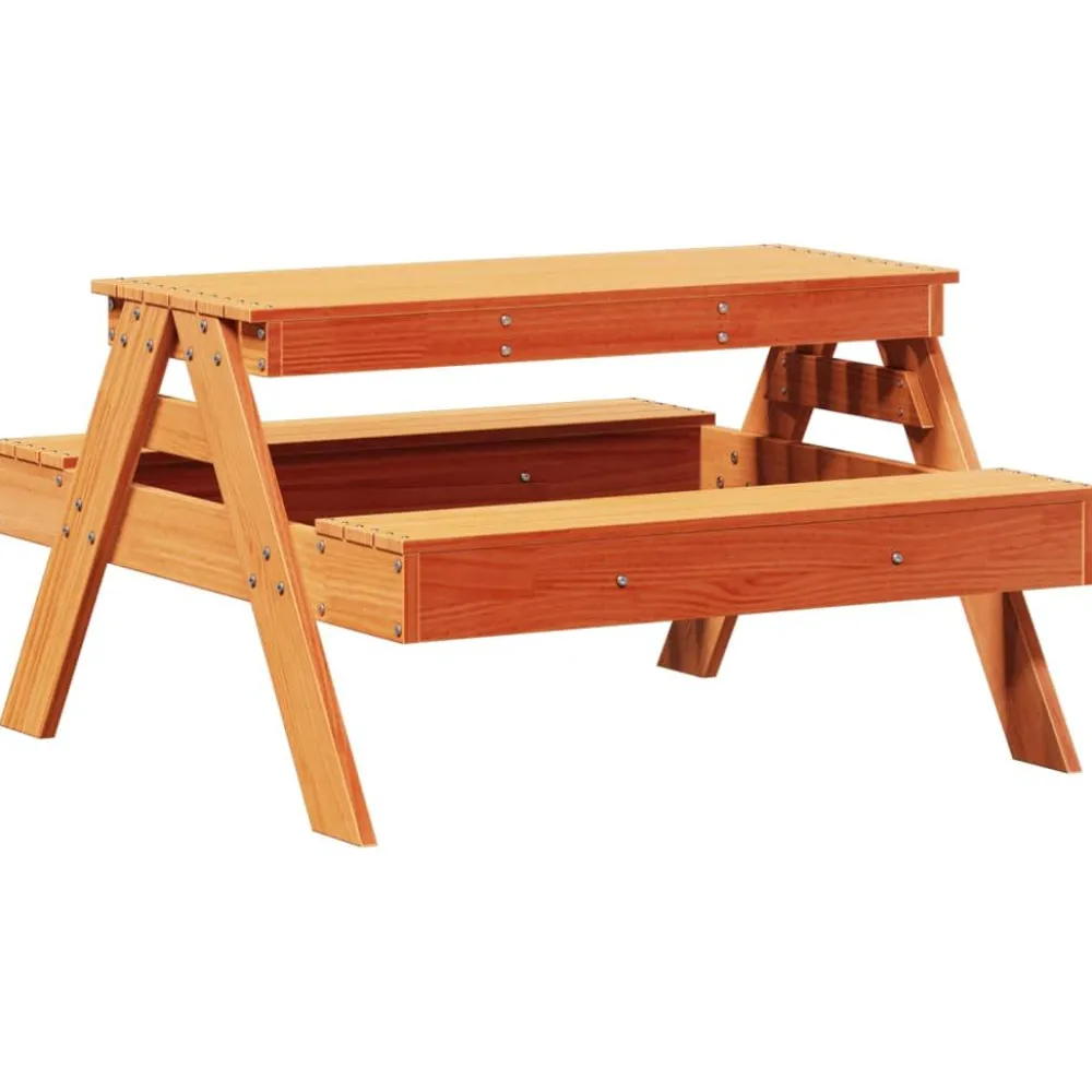 New Lasten piknikpöytä 88x97x52 cm, eri värejä (33988) Lasten Pihakalusteet