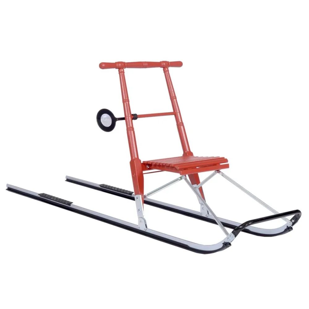Best Lasten potkukelkka T2 100-130 cm punainen Talviurheiluvälineet