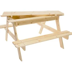 Best Lasten pöytäryhmä säilytystilalla M010-1, 90x90x50cm Lasten Pihakalusteet