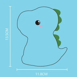 Sale Lasten pöytävalaisin Dino RGB ladattava valkoinen Lasten Valaisimet