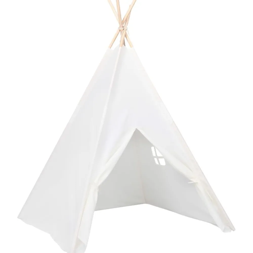 Hot Lasten tiipiiteltta + laukku peachskin valkoinen 120x120x150cm Lelut