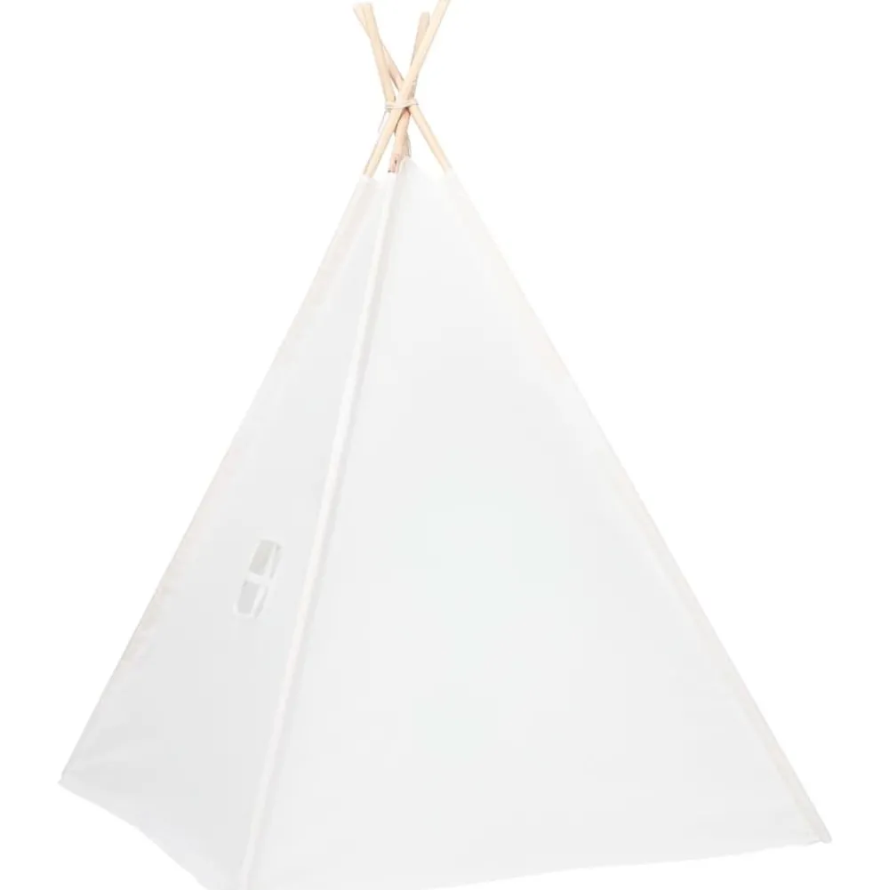 Hot Lasten tiipiiteltta + laukku peachskin valkoinen 120x120x150cm Lelut