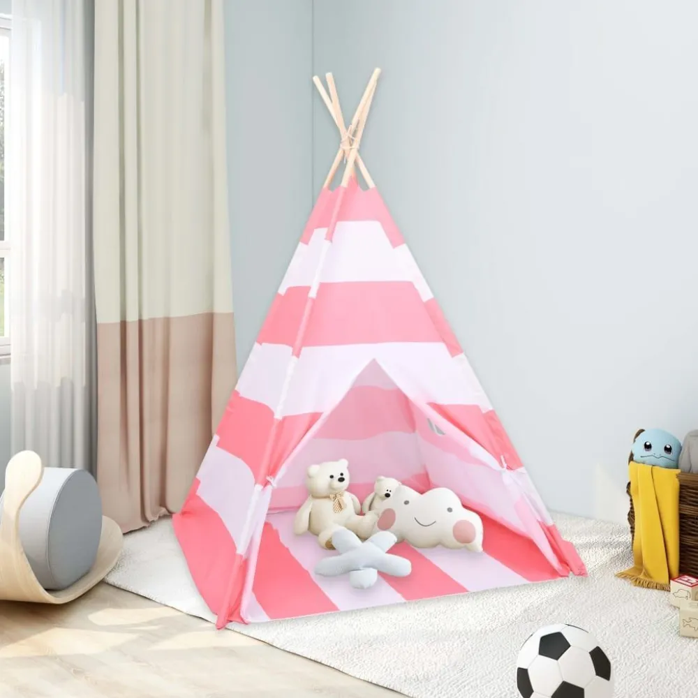 Lasten tiipiiteltta+laukku peachskin 120x120x150cm Lelut