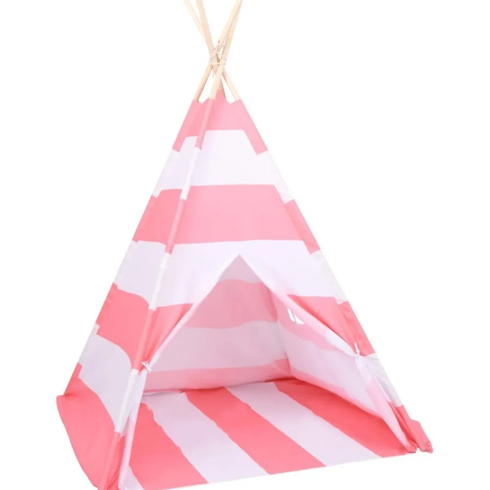 Lasten tiipiiteltta+laukku peachskin 120x120x150cm Lelut
