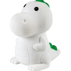 Lasten yöpöytävalaisin Dinoo 14cm, RGB, ladattava, valkoinen/moniväri*Rabalux Outlet