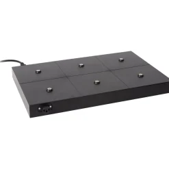 Latausasema Justine -valaisimille, 32.6x46.2cm, IP20, musta*Lucide Outlet