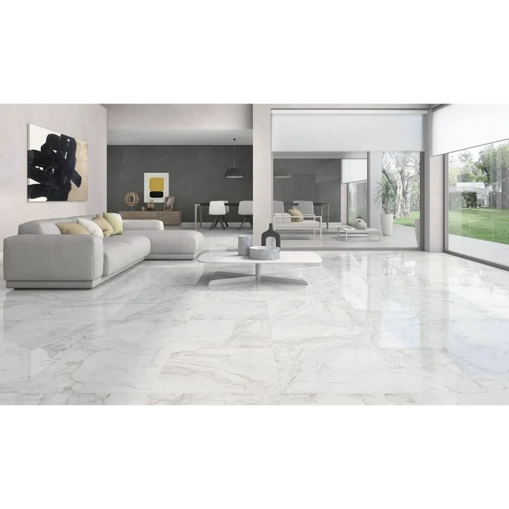 Lattialaatta Marmore Pisa kiiltävä rektifioitu 60x60 cm*Kymppi-Lattiat Discount