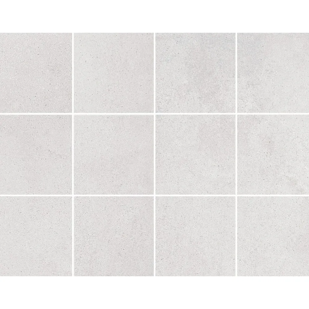 Hot Lattialaatta Concreto, 10x10cm, matta, lasitettu, liimatäpläarkki Lattialaatat