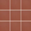 Lattialaatta Natura tiilenpunainen matta tasapintainen 96x96 mm lasikuituverkossa*Pukkila Hot